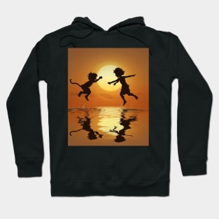 Calvin and Hobbes Rambunctious Ride Hoodie